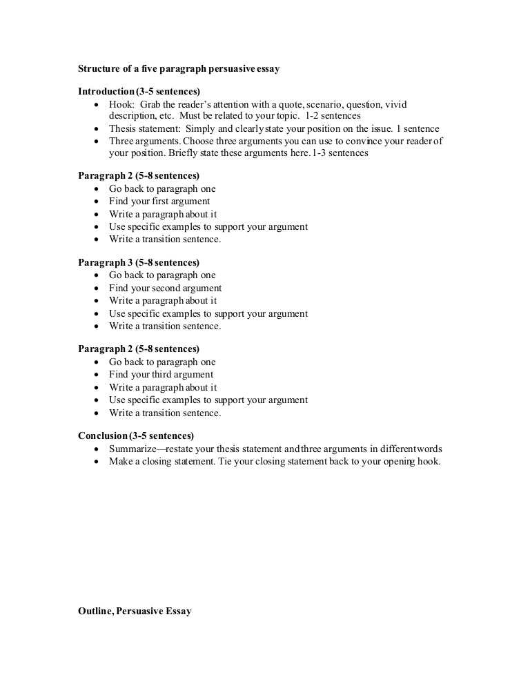 Sample topic outline term paper